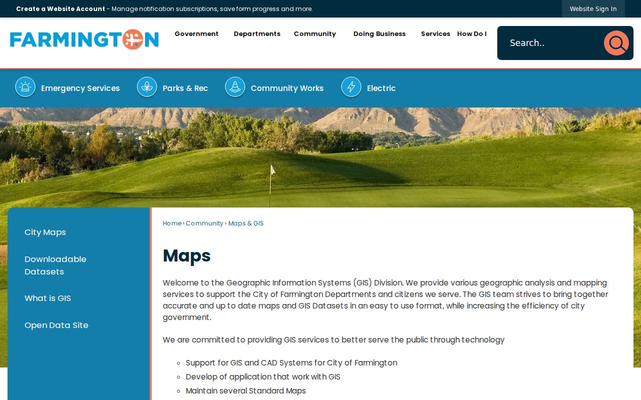 Farmington ZIP code directory City Maps and GIS reference